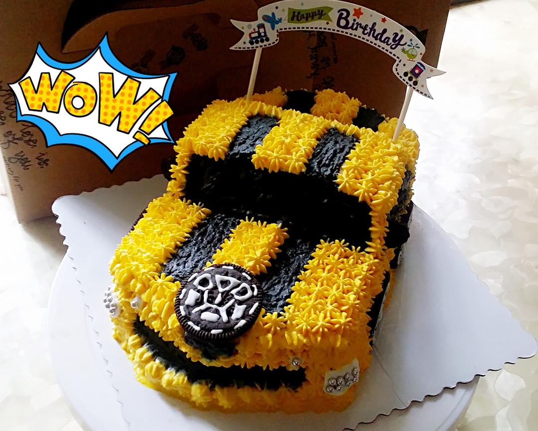 变形金刚大黄蜂蛋糕