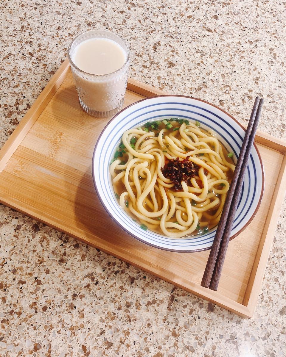 很有劲道的手工拉面（条子）