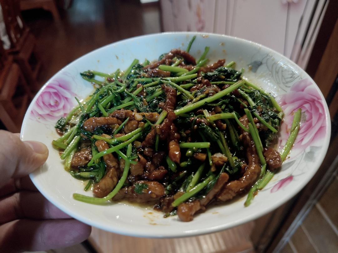 香菜牛肉丝（下饭神器）