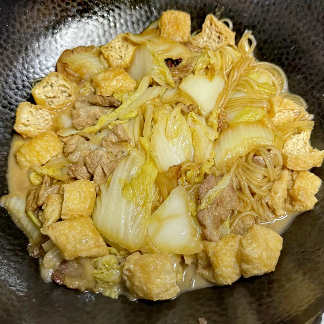 大白菜五花肉多豆腐泡