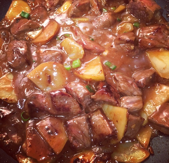 土豆炒牛肉