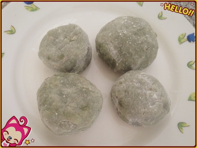 抹茶红豆大福