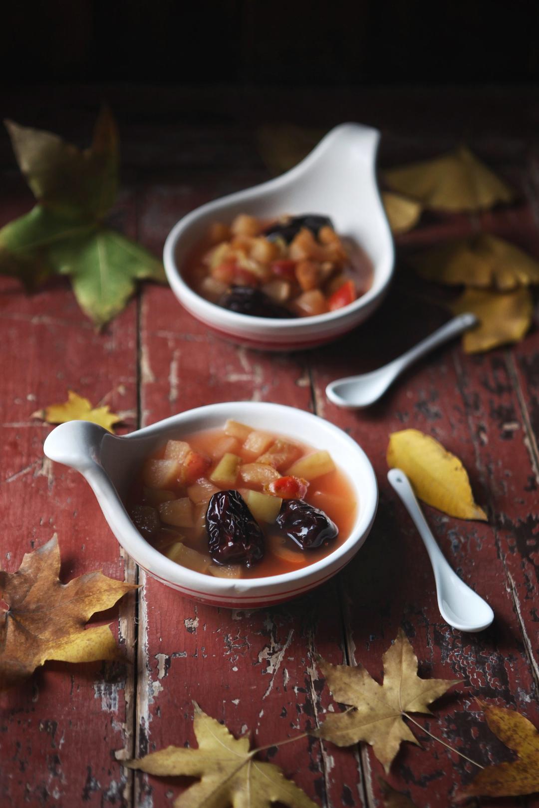 山楂大枣苹果汤