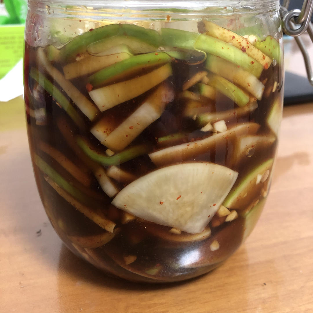 家常调料腌出秒杀市面一切咸菜的脆爽可口白萝卜