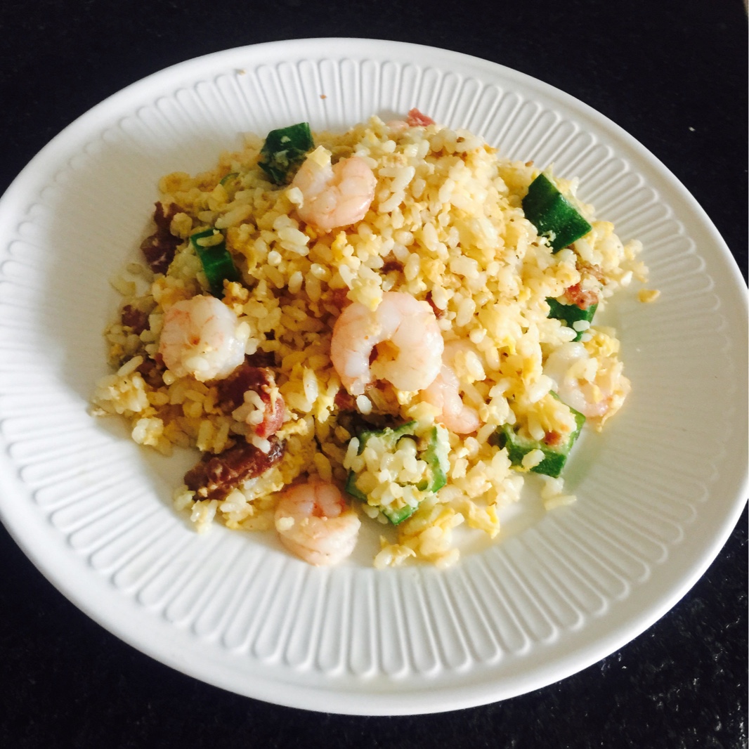 黄金虾仁炒饭