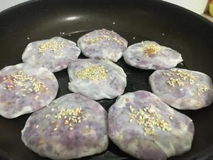 香煎紫薯板栗饼的做法 步骤2