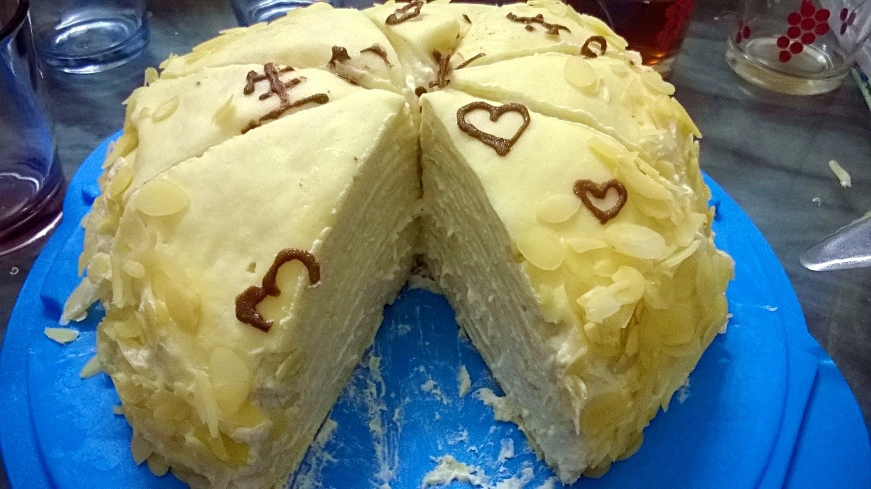 榴莲千层蛋糕（stratiform cake）
