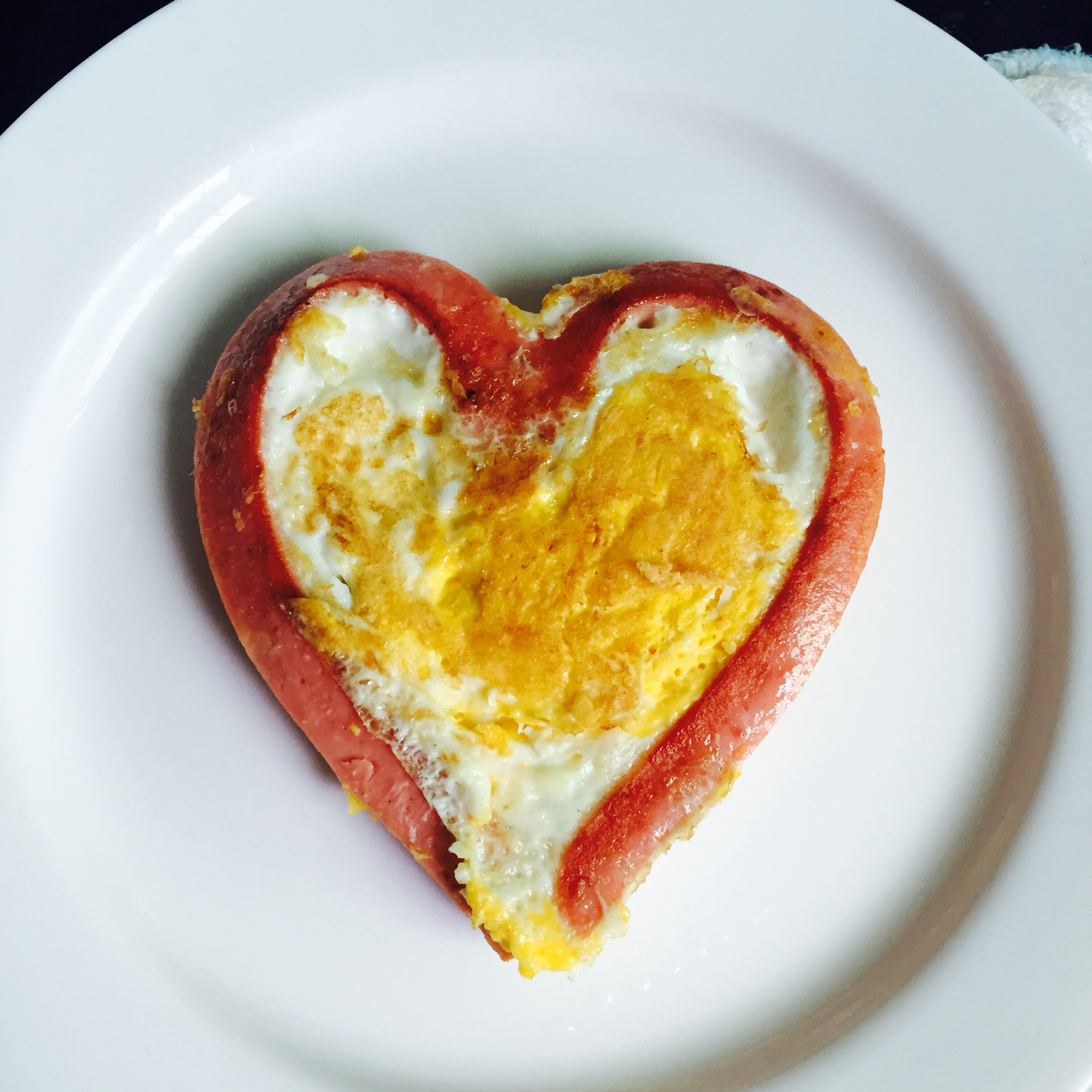 爱心蛋 早餐