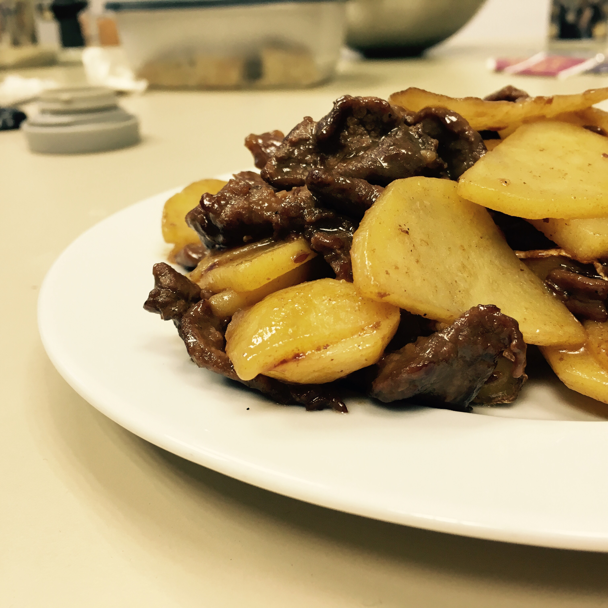 土豆炒牛肉