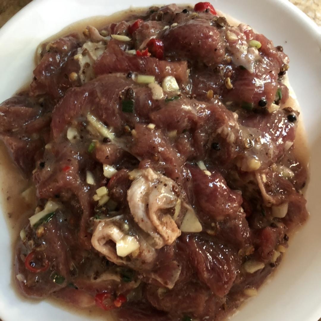 腌制麻辣牛肉(火锅、烧烤)