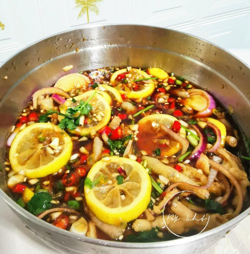 🍋柠檬百香果🌶️酸辣网红鸡爪