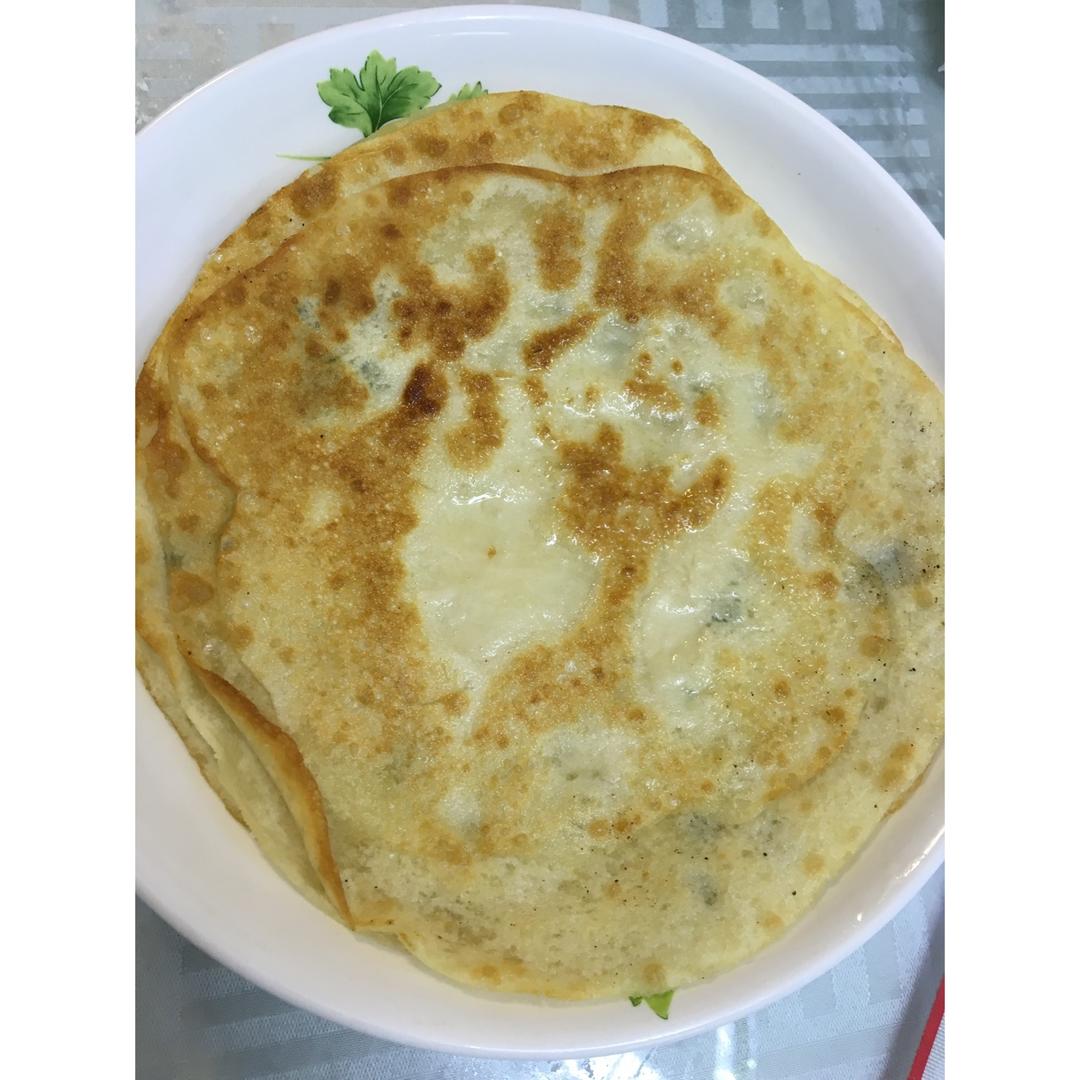 饺子皮葱油饼