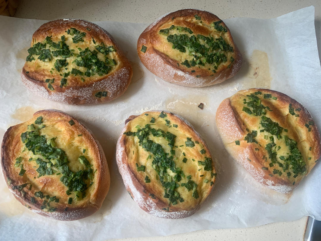 经典台式面包—香葱面包