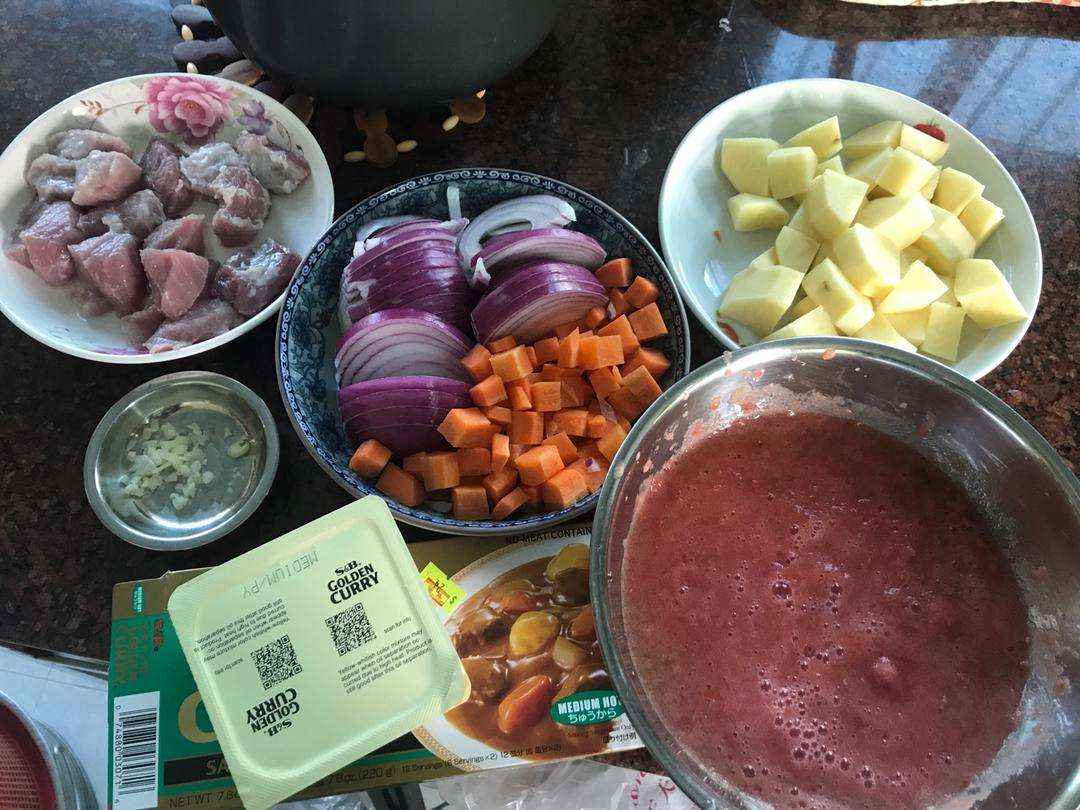 【nya酱的食谱】酸辣无水咖喱