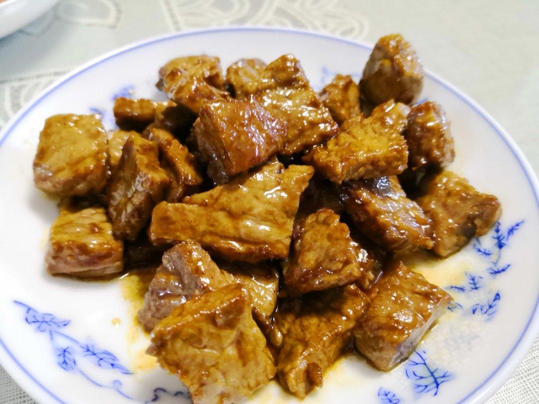 黑胡椒杏鲍菇牛肉粒