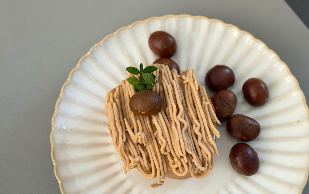 伯爵红茶栗子蛋糕卷