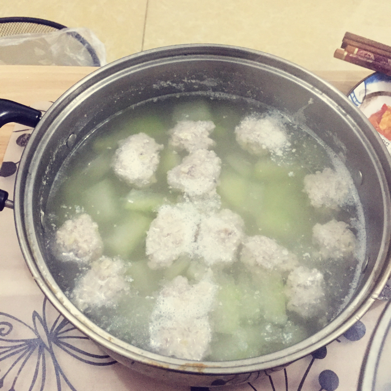 冬瓜汆丸子