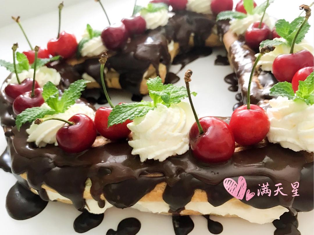 高颜值的花环泡芙