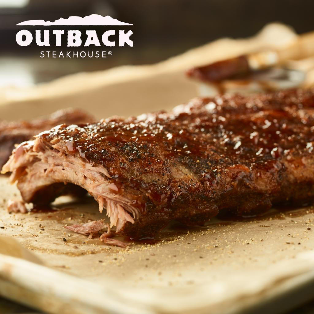 Baby Back Rib烤猪肋排——Outback Steakhouse的看家菜，一道零厨艺硬菜！