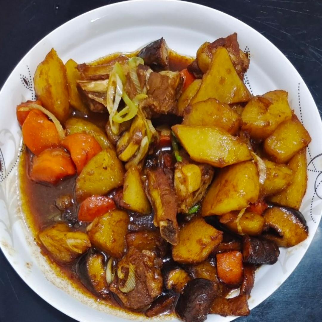 🔥巨好吃的红烧排骨炖土豆❗️懒人版轻松做拿手菜