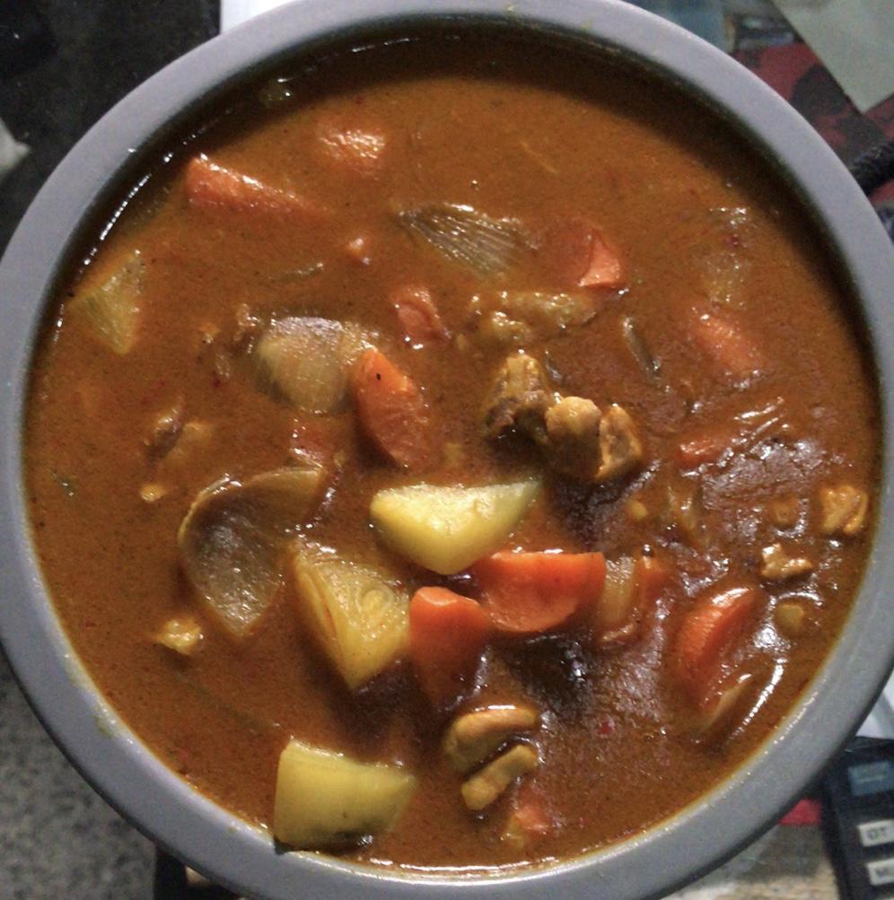 土豆猪肉咖喱饭