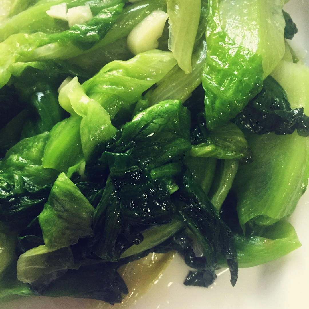 天凉好个秋啊做的清炒春菜