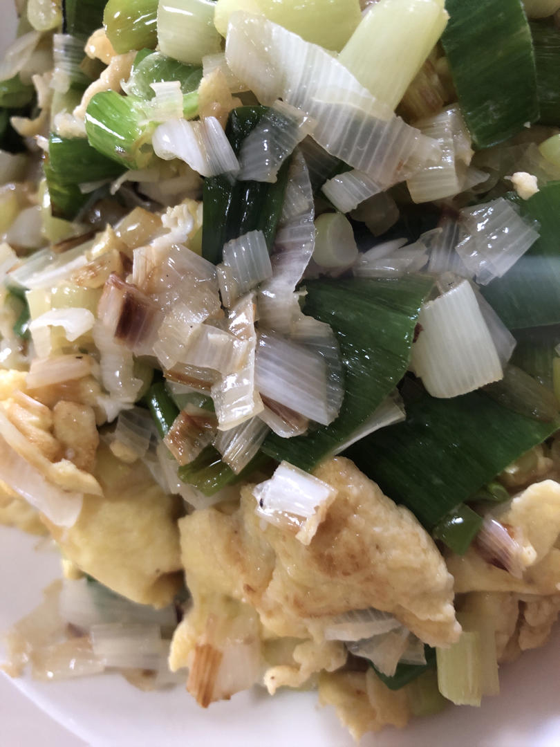 大葱炒鸡蛋