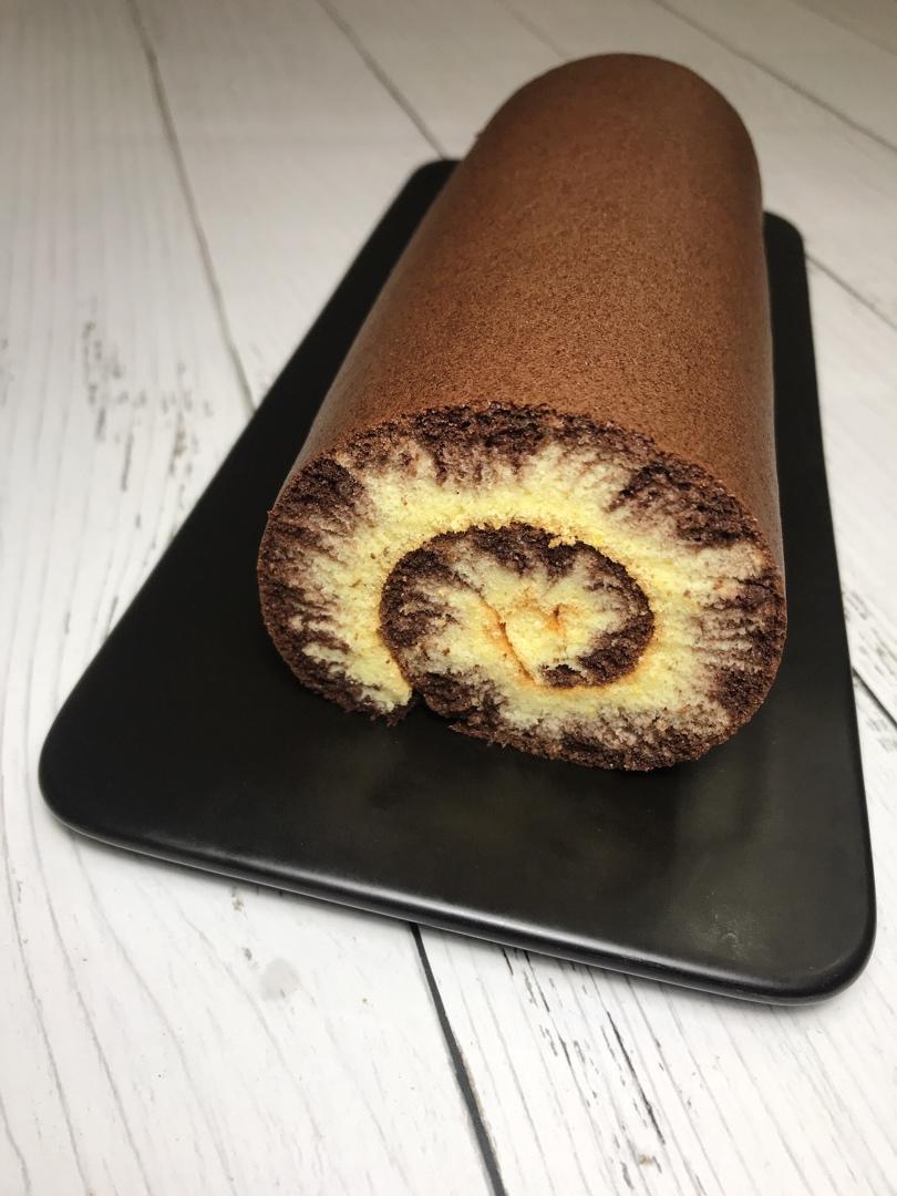 可可戚风蛋糕卷