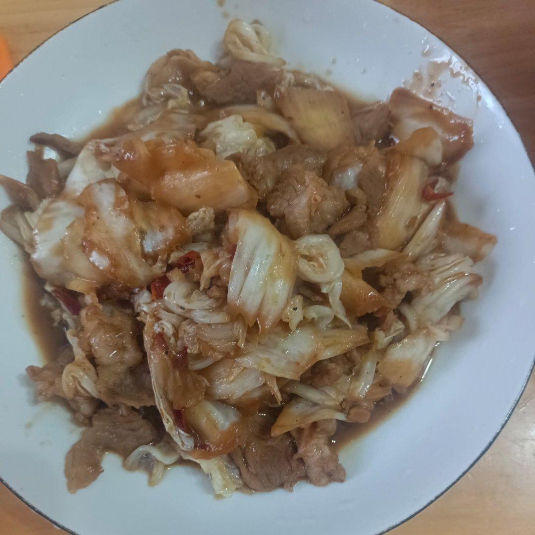 白菜炒肉｜味道绝了