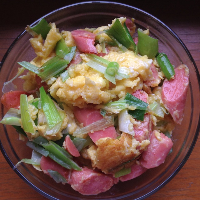 香肠炒鸡蛋