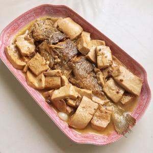 酱烧黄鱼嫰豆腐的做法 步骤9