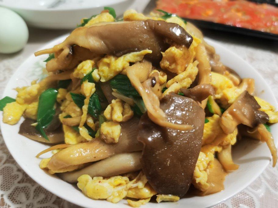 暗夜猎手1做的简单美味的白蘑菇炒鸡蛋