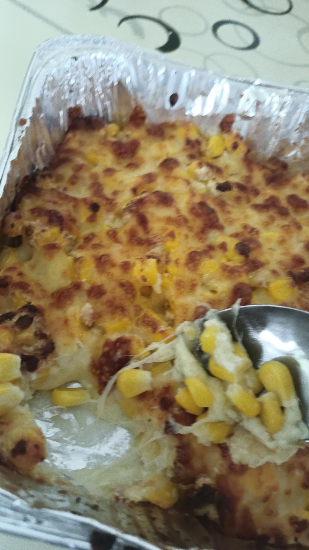 超拉丝‼️零失败‼️奶香芝士焗玉米粒