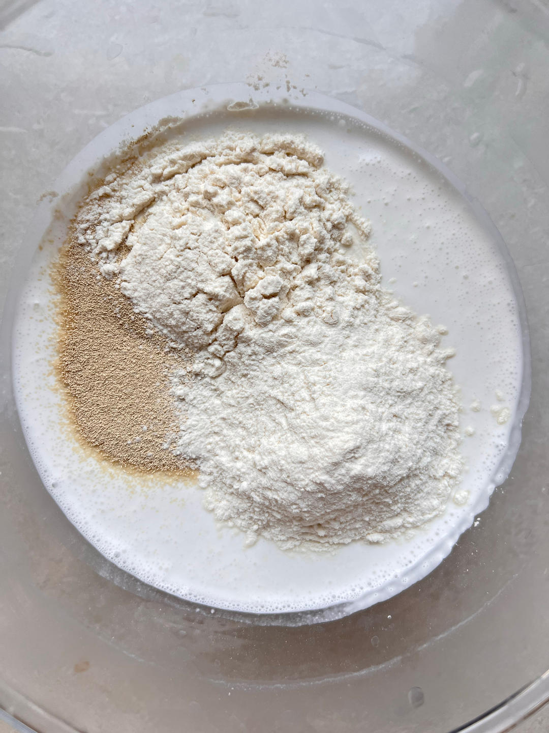 纯奶手撕吐司的做法 步骤1