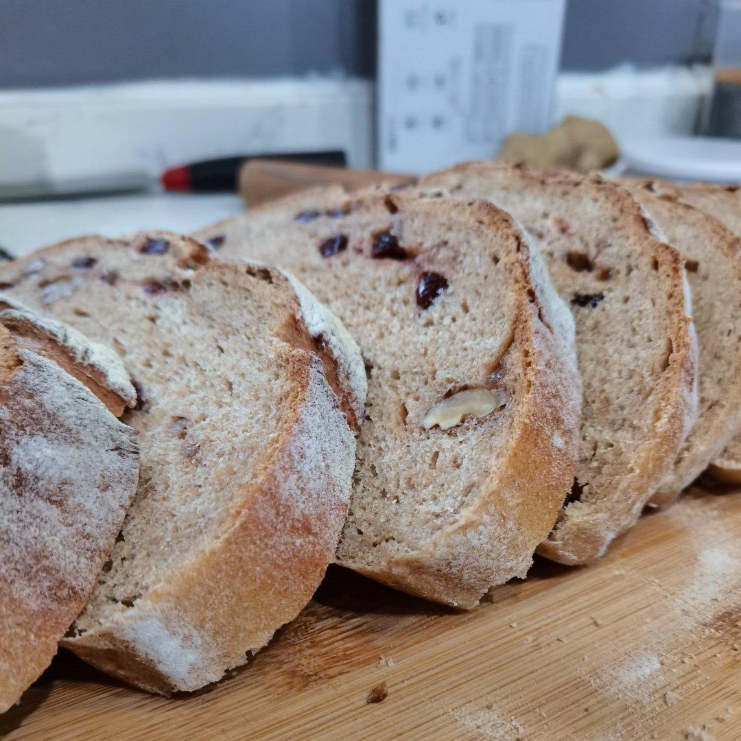 德国婆婆秘方·只多一料·香得上天的全麦核桃蔓越欧包