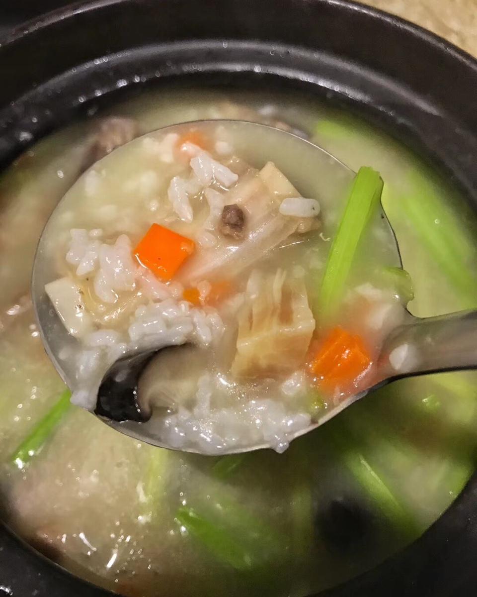 华原*庆做的干贝排骨粥