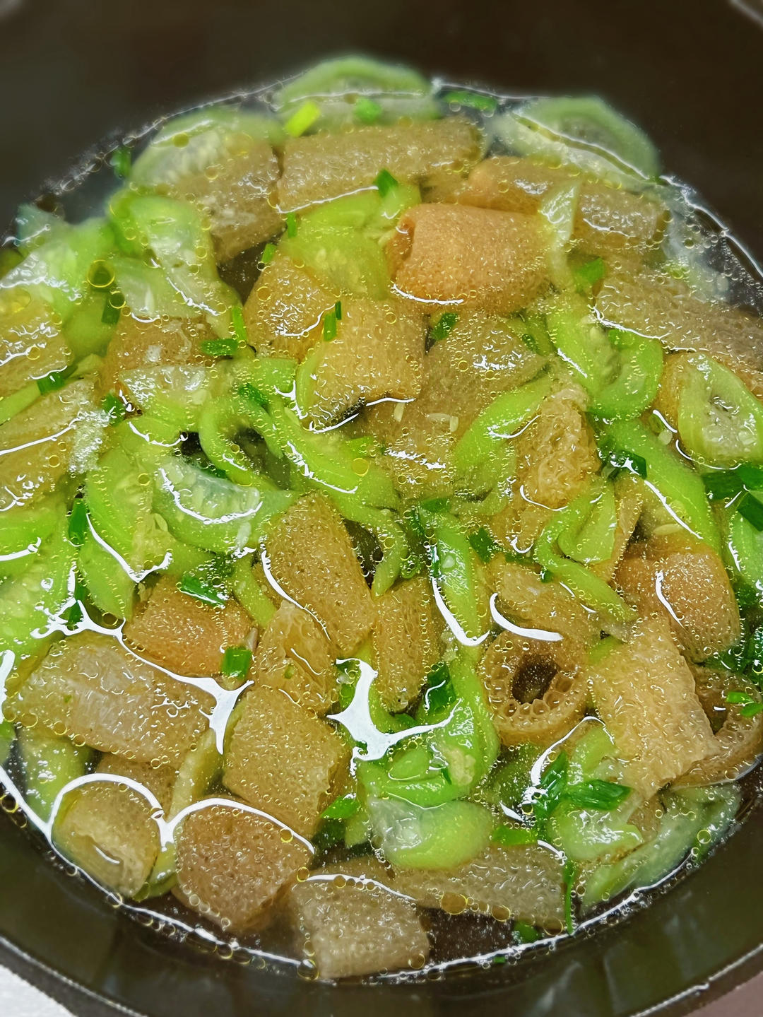竹荪丝瓜菌菇汤