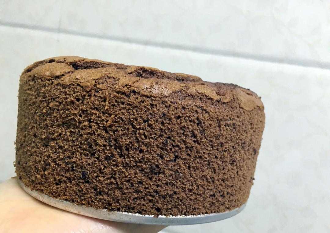无油可可戚风蛋糕（2蛋6寸）