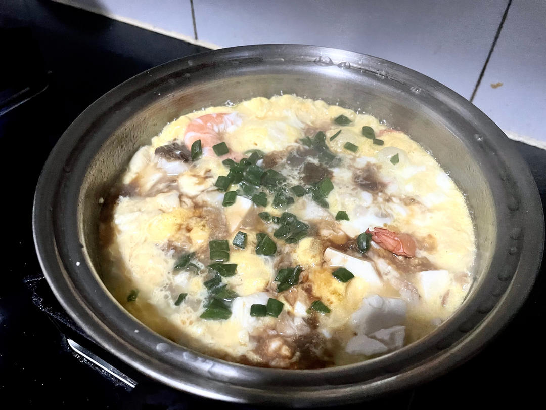 鸡蛋抱豆腐