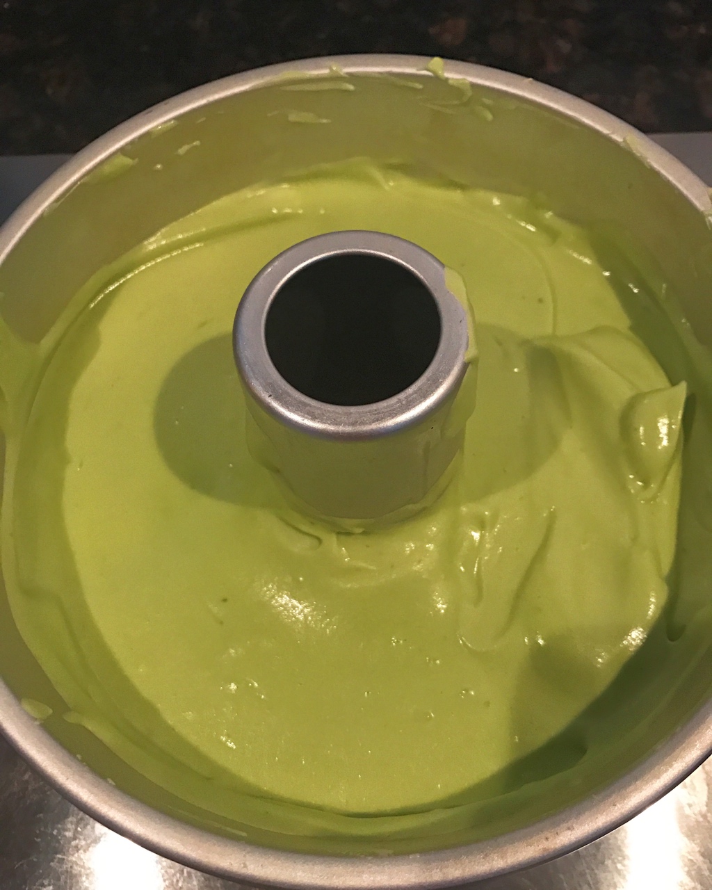 斑兰（香兰）蛋糕/绿蛋糕（新鲜斑兰叶汁的做法 步骤9