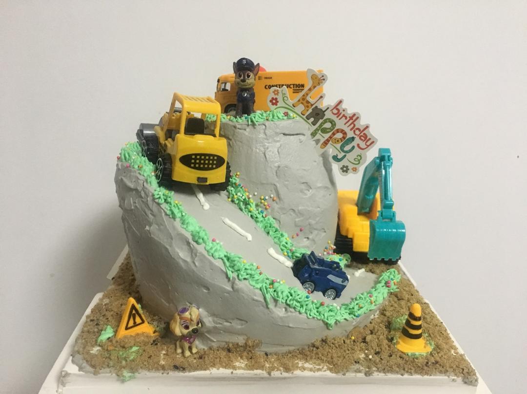 山坡蛋糕——盘山公路蛋糕