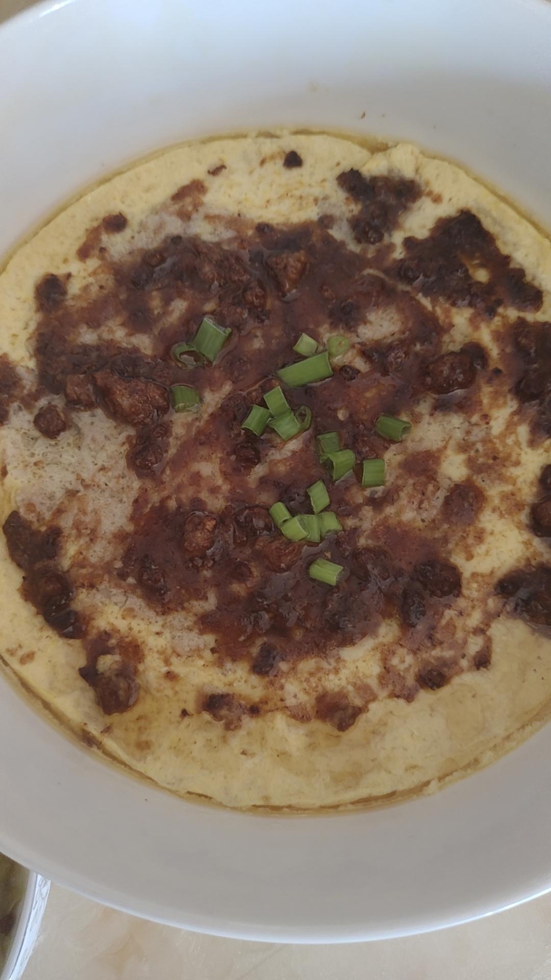 肉饼蒸水蛋
