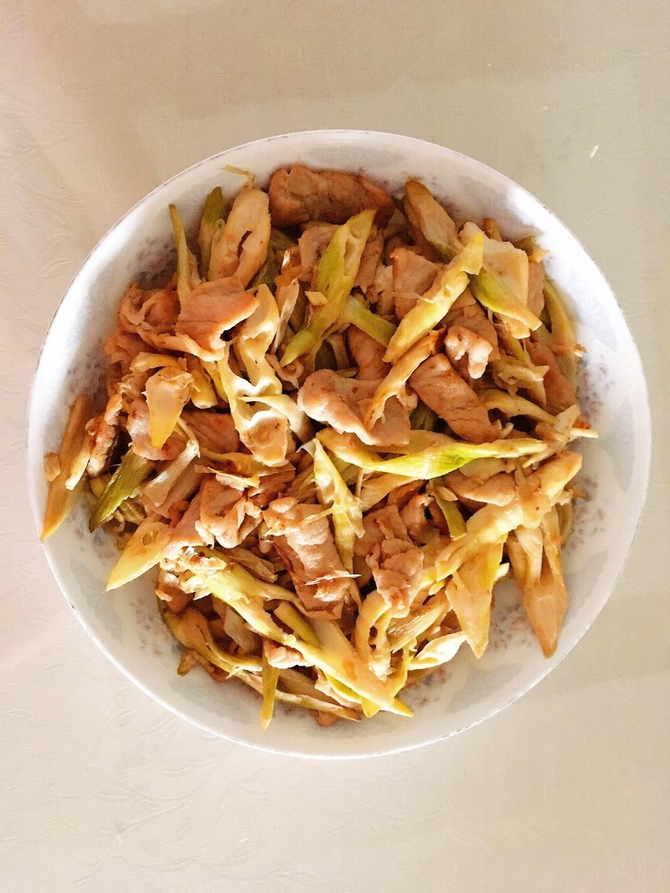 高笋炒肉