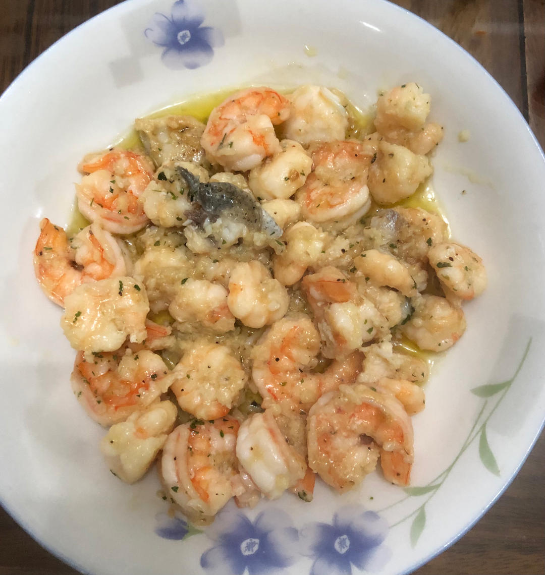 香煎黄油蒜香虾