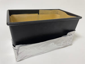 ?吐司盒版的古早蛋糕｜水浴法烘烤细腻柔软的做法 步骤12