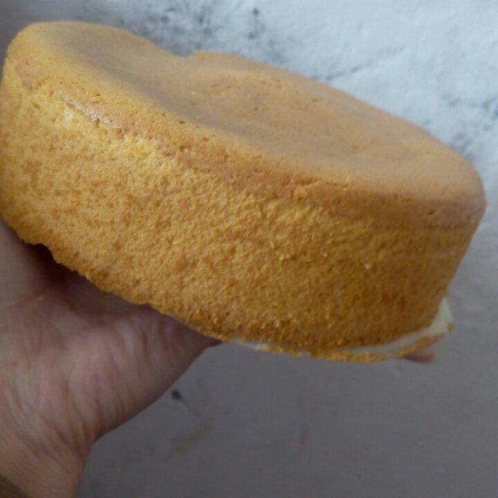 6寸原味戚风蛋糕