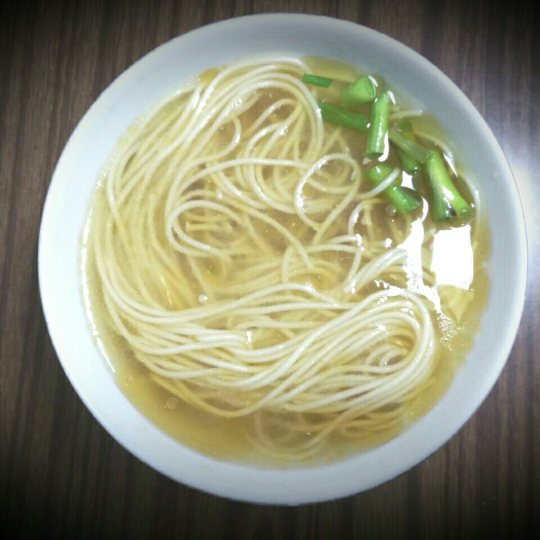 小葱麻油酱油面