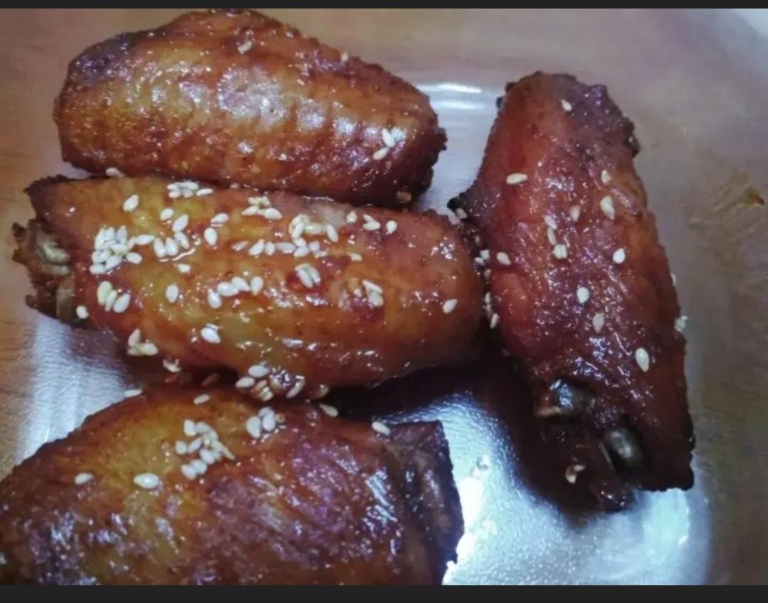 烤鸡中翅的做法