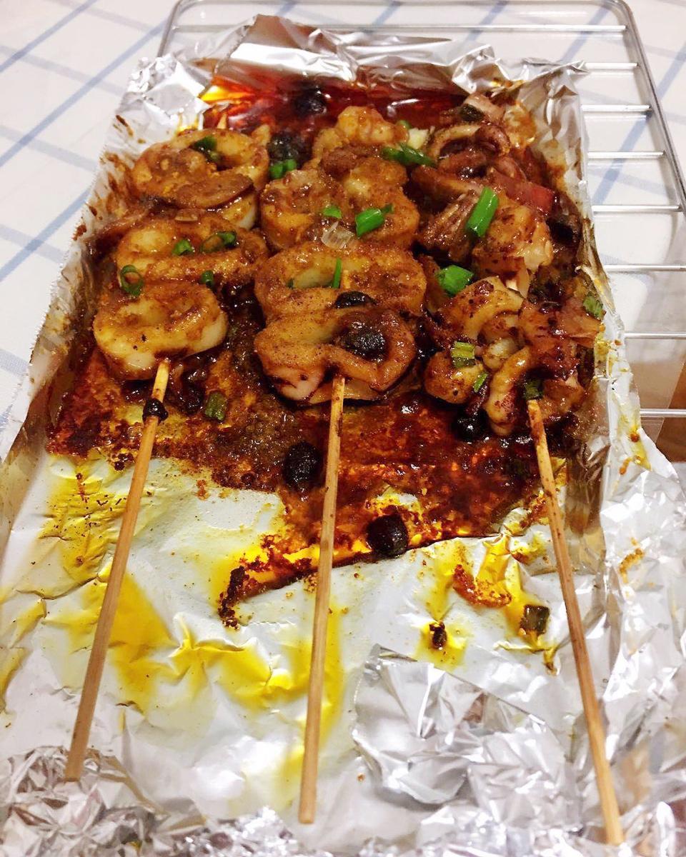 酱汁烤鱿鱼
