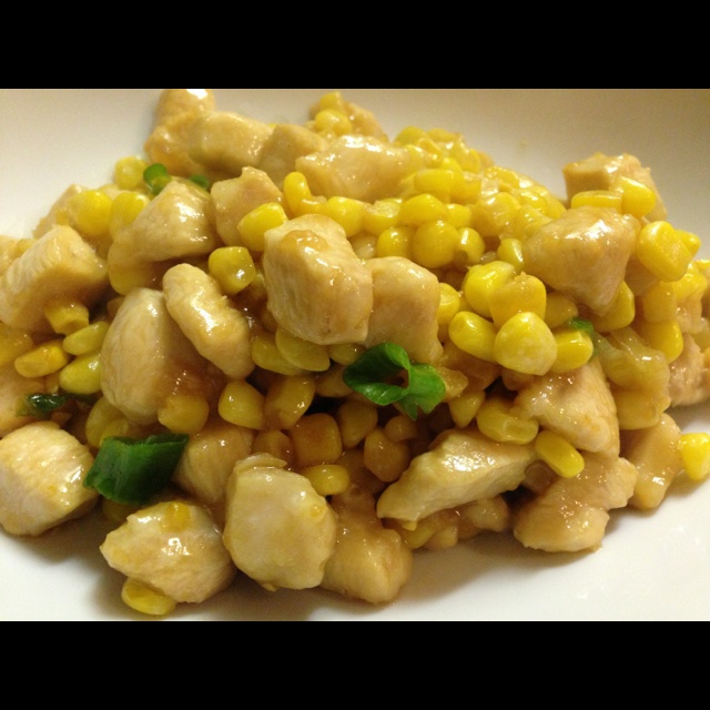 家常玉米鸡丁